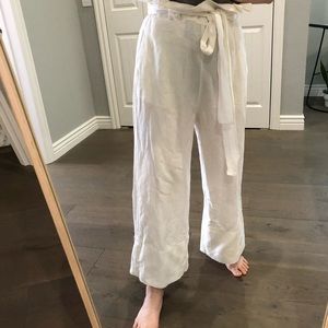 Brand new without tag, Blanknyc white wide pants.